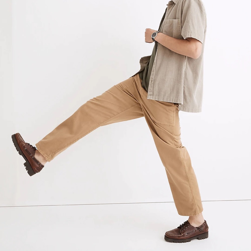 NEW / Madewell Cotton Everywear Pants / B003 - Picture 5 of 7